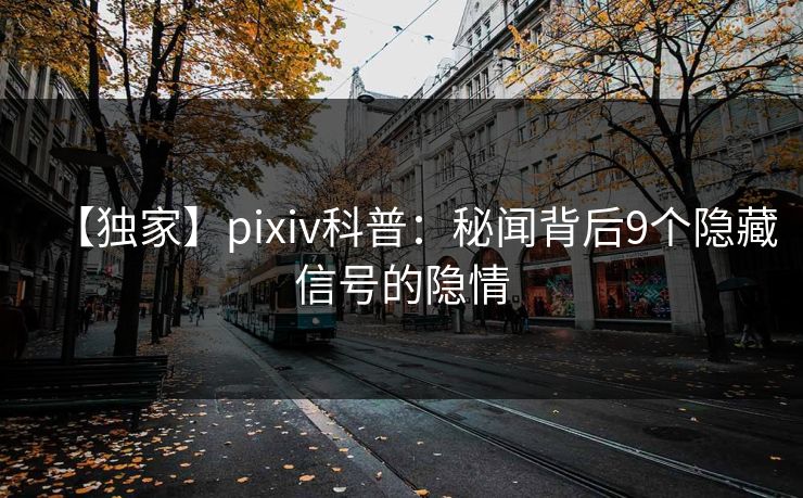 【独家】pixiv科普：秘闻背后9个隐藏信号的隐情