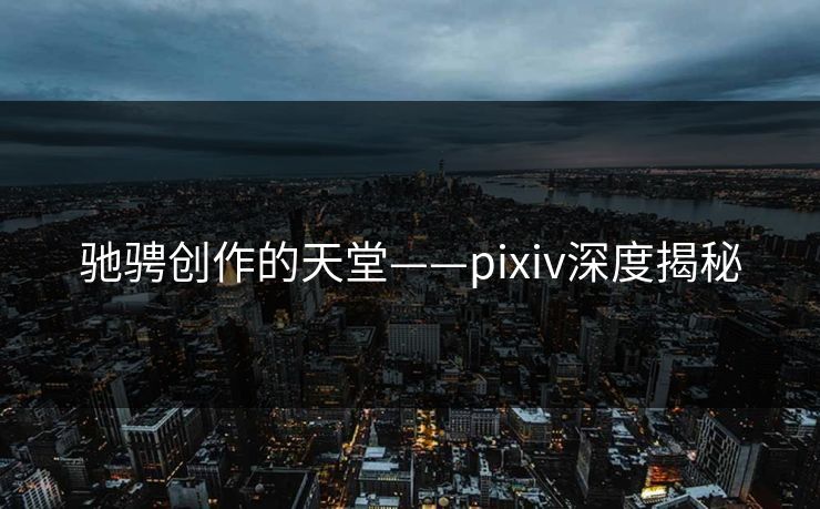驰骋创作的天堂——pixiv深度揭秘